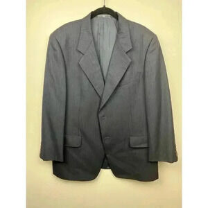 Valentino Vintage Black Virgin Wool Suit Jacket - size 42